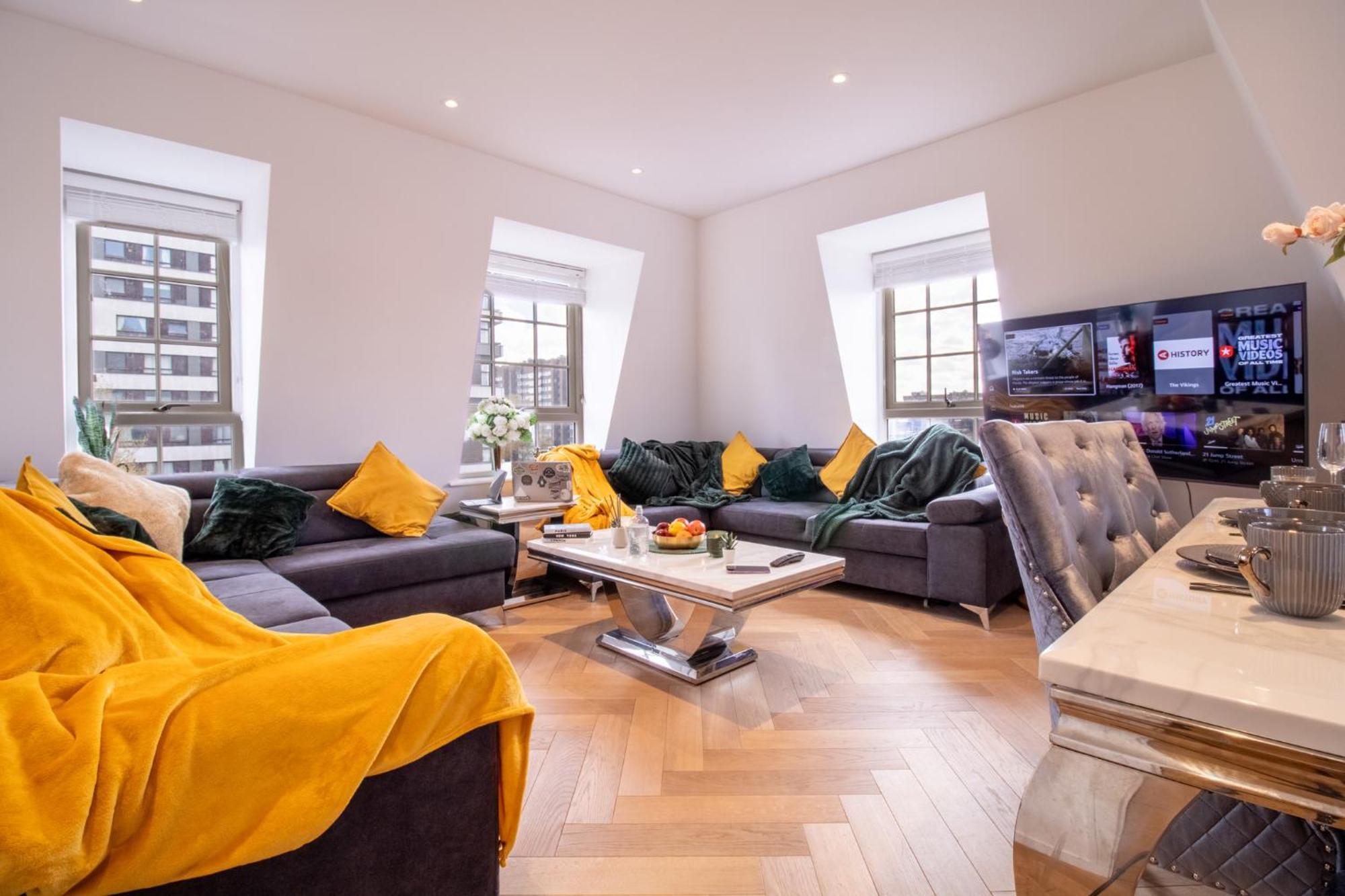 Elegant 3-Bedroom Penthouse In Marble Arch 70 Лондон Экстерьер фото